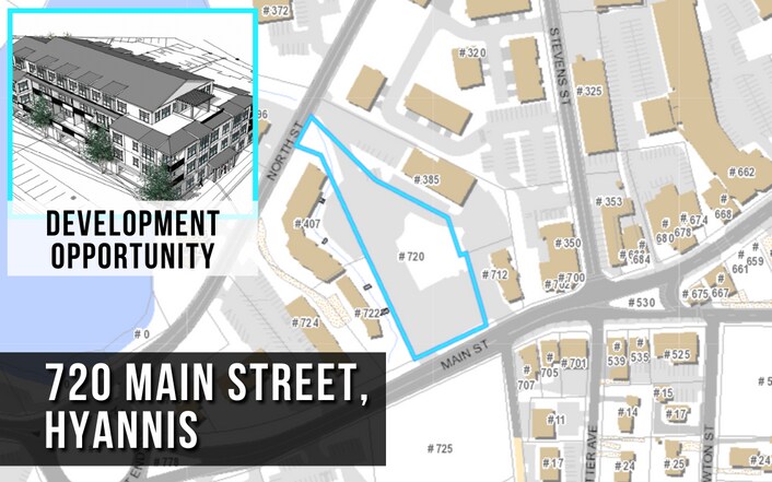 Primary Photo Of 720 Main St, Hyannis Land For Sale