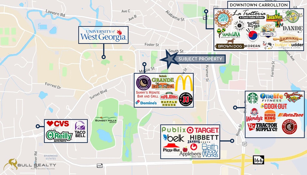 More Photos Of 923-995 Maple St, Carrollton General Retail For Lease