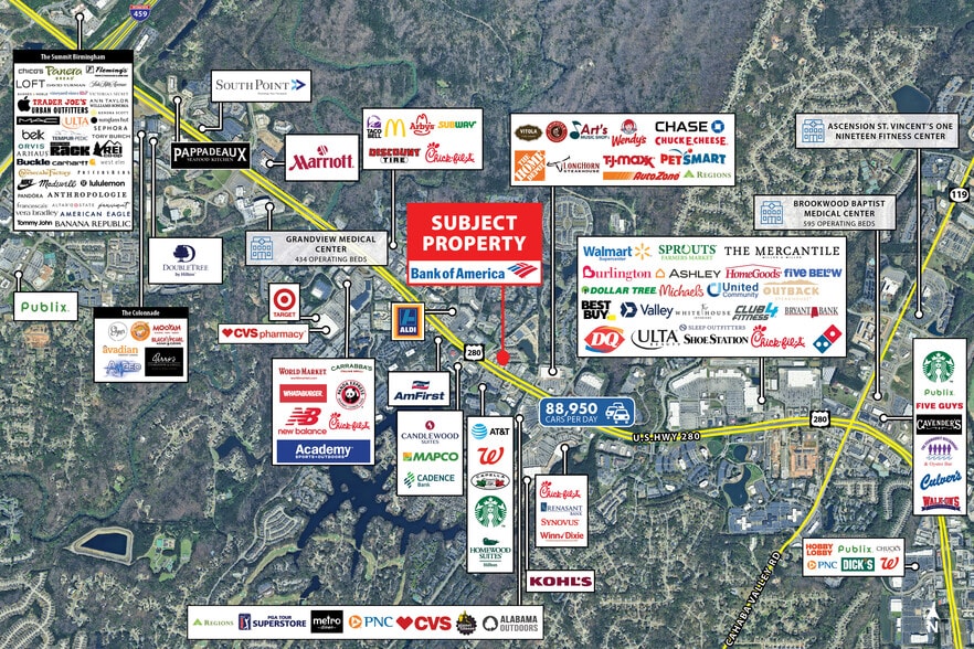 More Photos Of 4701 280 Hwy, Birmingham Freestanding For Lease