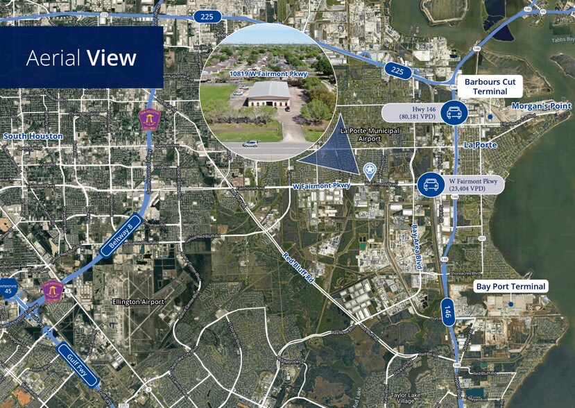 More Photos Of 10819 W Fairmont Pky, La Porte Warehouse For Lease