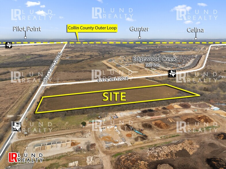More Photos Of 9.485 Ac Corner FM-1385 & FM-428, Celina Land For Sale