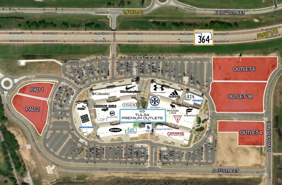 More Photos Of 801 E Outlet Dr, Jenks Land For Sale