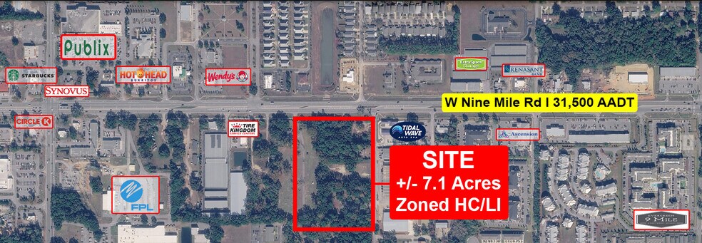 More Photos Of 1861 W Nine Mile Rd, Pensacola Land For Sale