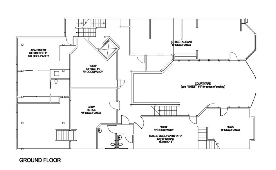 More Photos Of 435-443 2nd St, Solvang Storefront Retail Residential For Sale