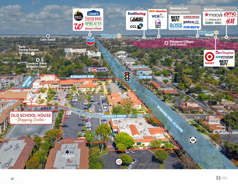 More Photos Of 405-415 W Foothill Blvd, Claremont Storefront Retail Office For Sale