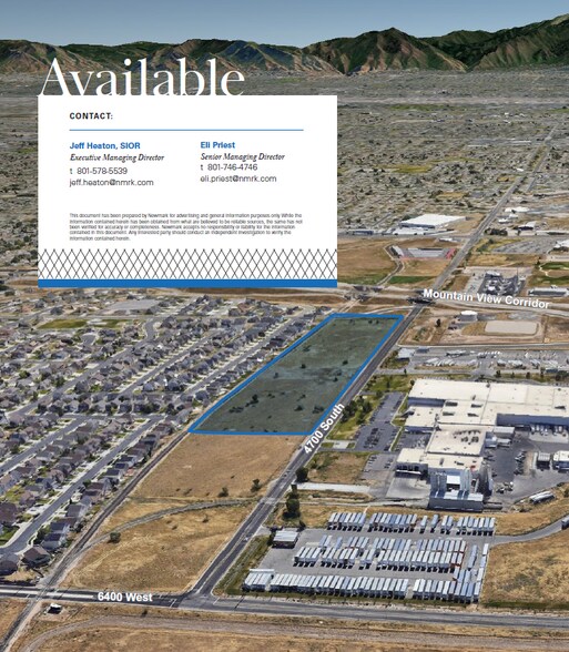 More Photos Of 4686 South 6000 West, West Valley City Land For Sale