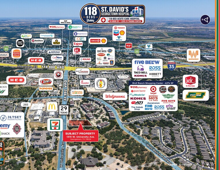 More Photos Of 1315 W University Ave, Georgetown Convenience Store For Sale