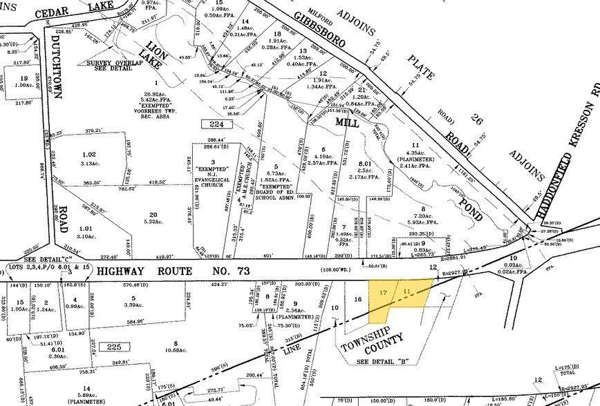 More Photos Of 336-338 Route 73, Voorhees Land For Sale