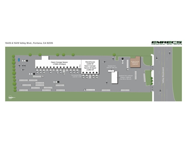 More Photos Of 15419 Valley Blvd, Fontana Contractor Storage Yard For Lease