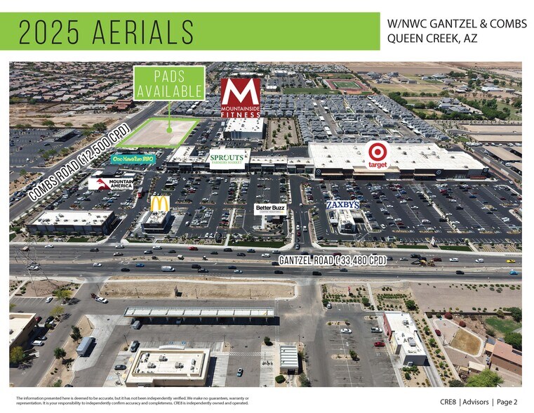 More Photos Of W/NWC Gantzel & Combs, Queen Creek Land For Lease