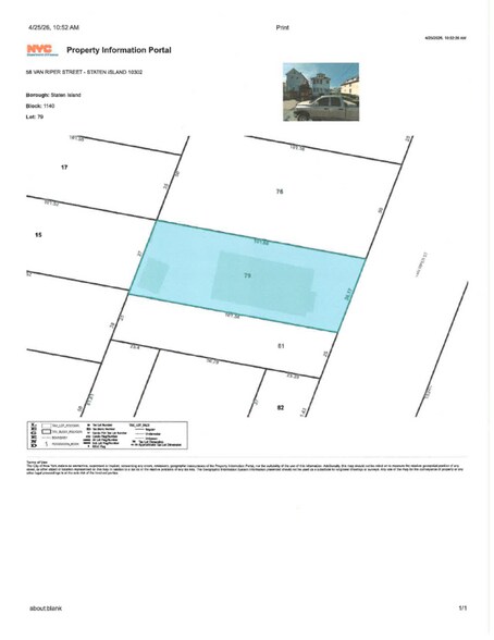 More Photos Of 58 Van Riper St, Staten Island Land For Sale
