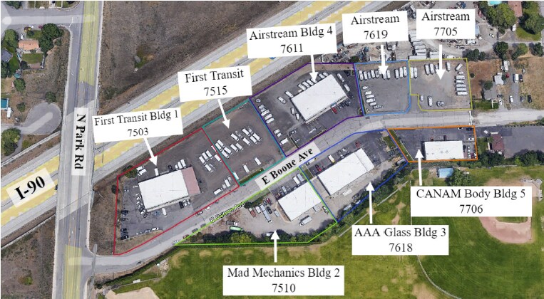 More Photos Of 7706 E Boone Ln, Spokane Valley Industrial For Lease