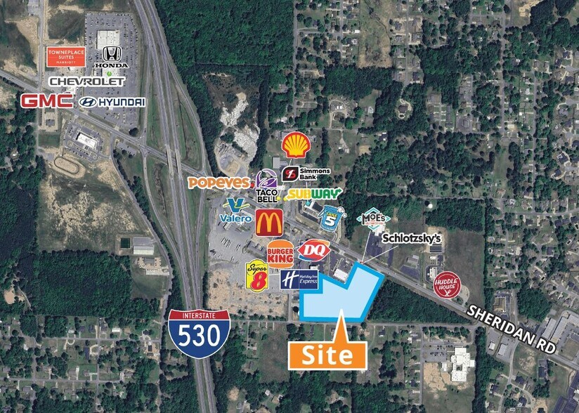 Sheridan Road, White Hall, AR 71602 Land For Sale