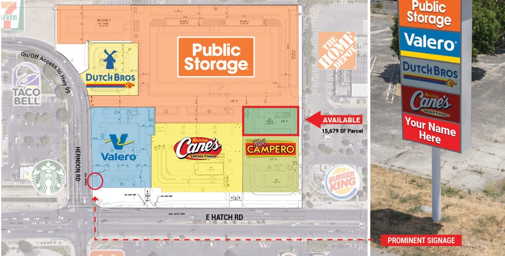 More Photos Of 1351 E Hatch Rd, Modesto General Retail For Sale