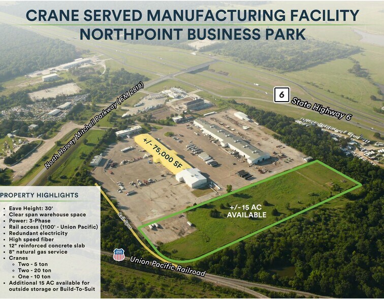 Primary Photo Of 2870 N Harvey Mitchell Pky, Bryan Warehouse For Lease