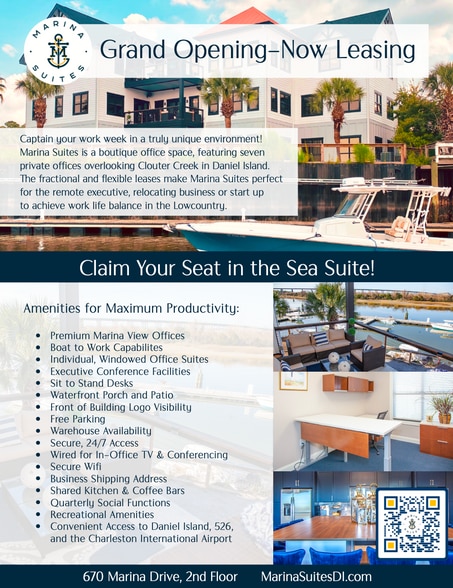 More Photos Of 670 Marina Dr, Charleston Office For Lease
