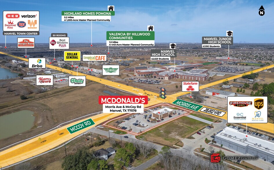 More Photos Of 19706 Morris ave, Manvel Fast Food For Sale