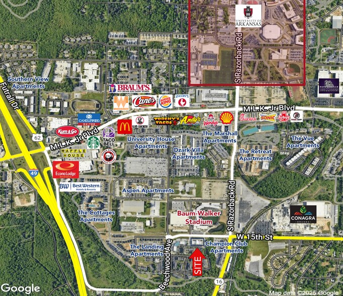 More Photos Of 1545 W 15th St, Fayetteville Unknown For Lease