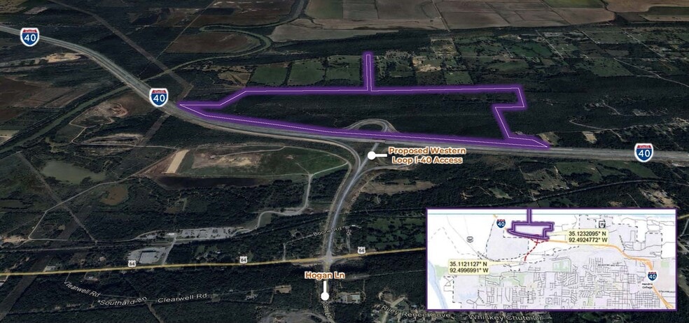 More Photos Of Interstate 40, Conway Land For Sale