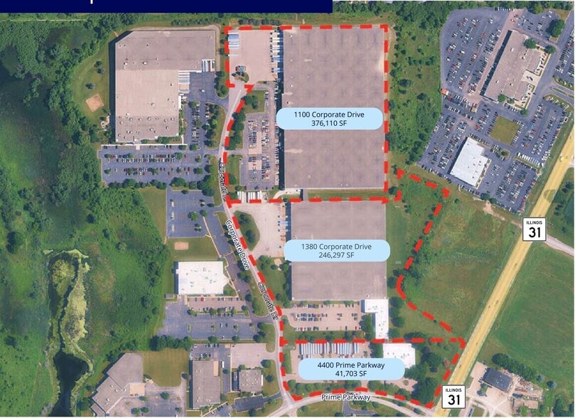 More Photos Of 1100 Corporate Dr, McHenry Unknown For Lease