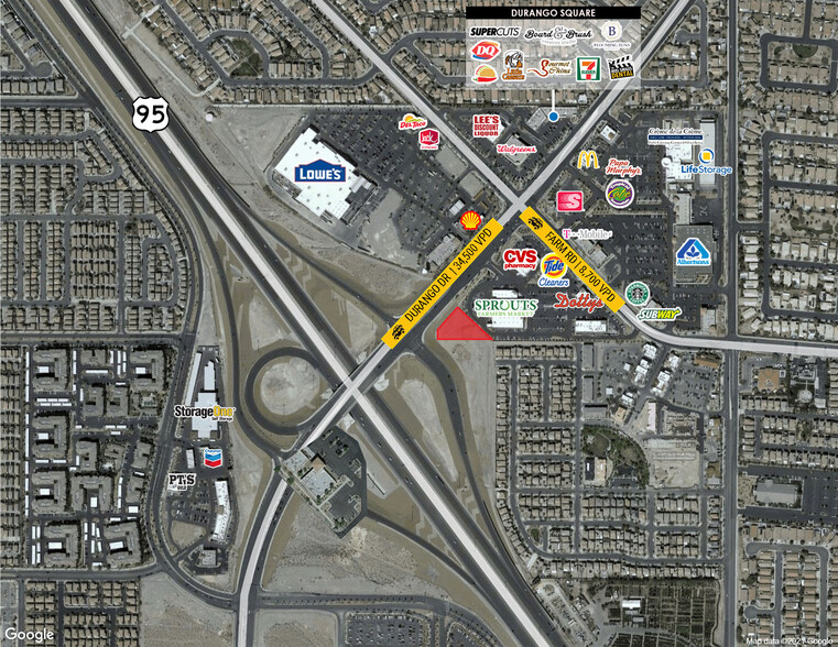 Primary Photo Of Durango @ US-95, Las Vegas Land For Lease