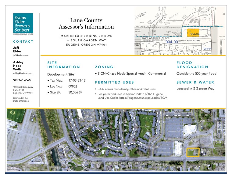 More Photos Of Martin Luther King Junior Boulevard @ South Garden Way, Eugene Land For Sale