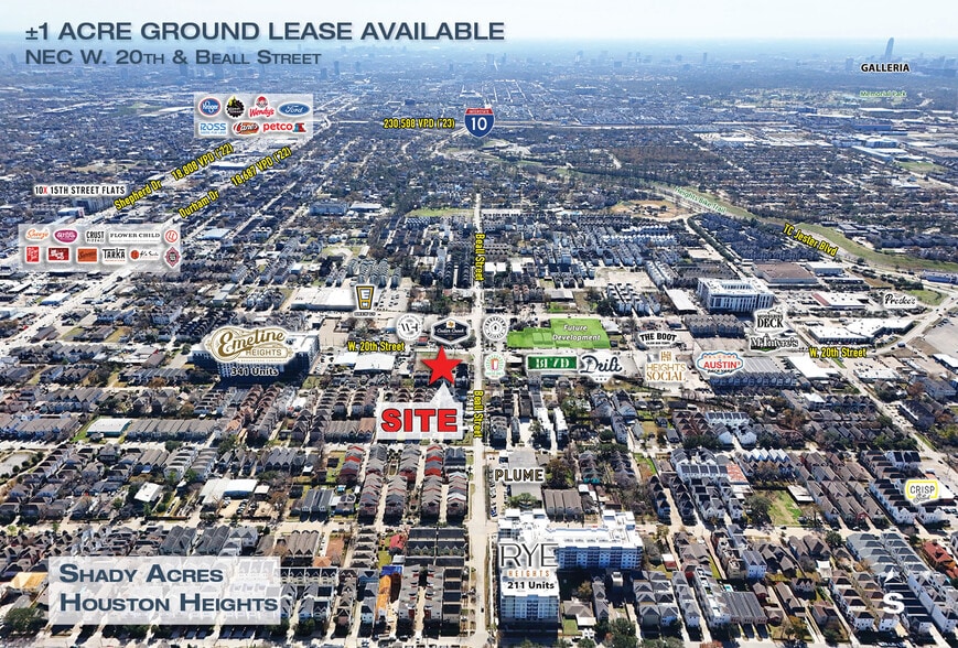 Primary Photo Of 2002 Beall St, Houston Land For Lease