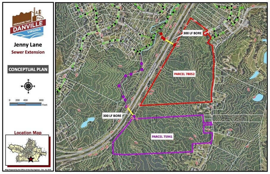 Primary Photo Of Jenny Lane 55 Acre Tract, Danville Land For Sale