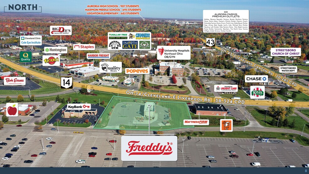 More Photos Of 1240 OH-303, Streetsboro Fast Food For Lease