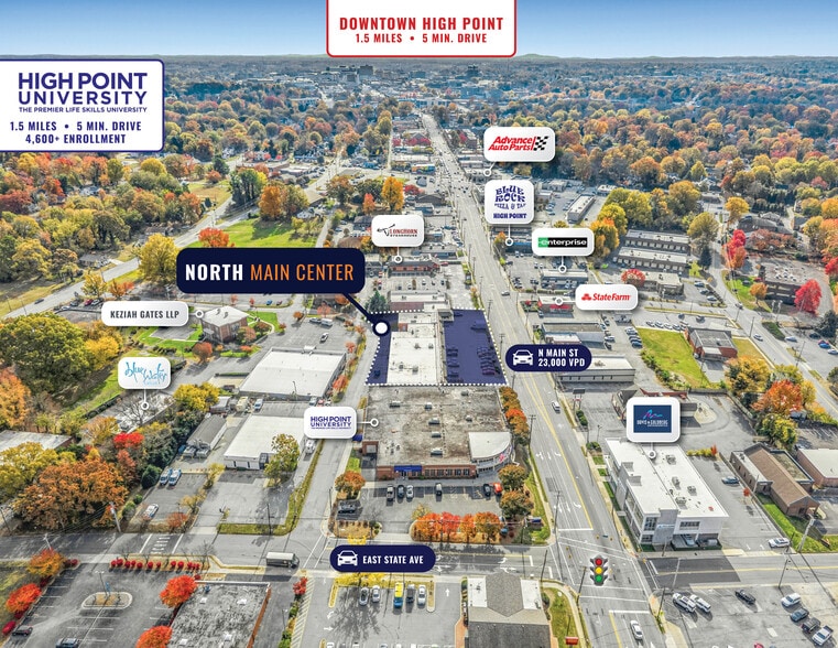 More Photos Of 1600 N Main St, High Point General Retail For Lease