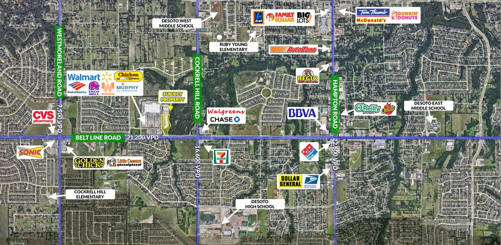 More Photos Of 921 W Belt Line Rd, DeSoto Freestanding For Lease