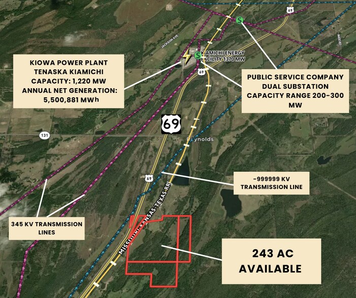 Primary Photo Of 2038 N Reynolds Lake Rd, Kiowa Land For Sale