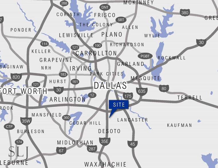 More Photos Of I-35E & W Wintergreen Rd, Lancaster Land For Sale