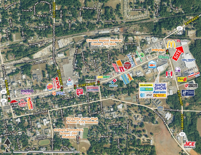 More Photos Of 210 Haynes St, Talladega Freestanding For Sale