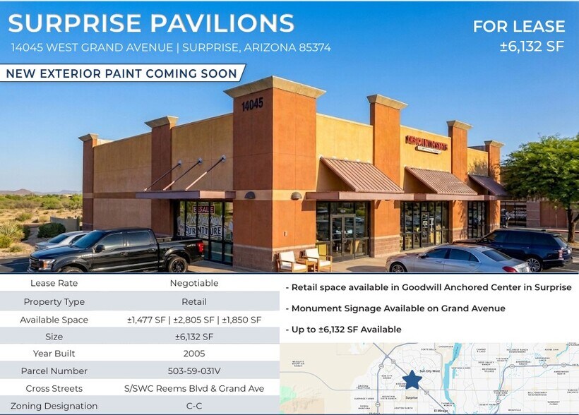 Primary Photo Of 14045 W Grand Ave, Surprise Freestanding For Lease