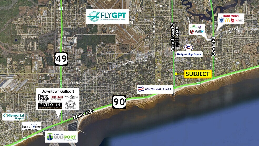 More Photos Of 360 Courthouse Rd, Gulfport Freestanding For Sale