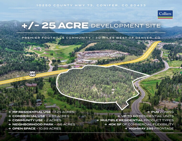 More Photos Of 10250 S Highway 73, Conifer Land For Sale