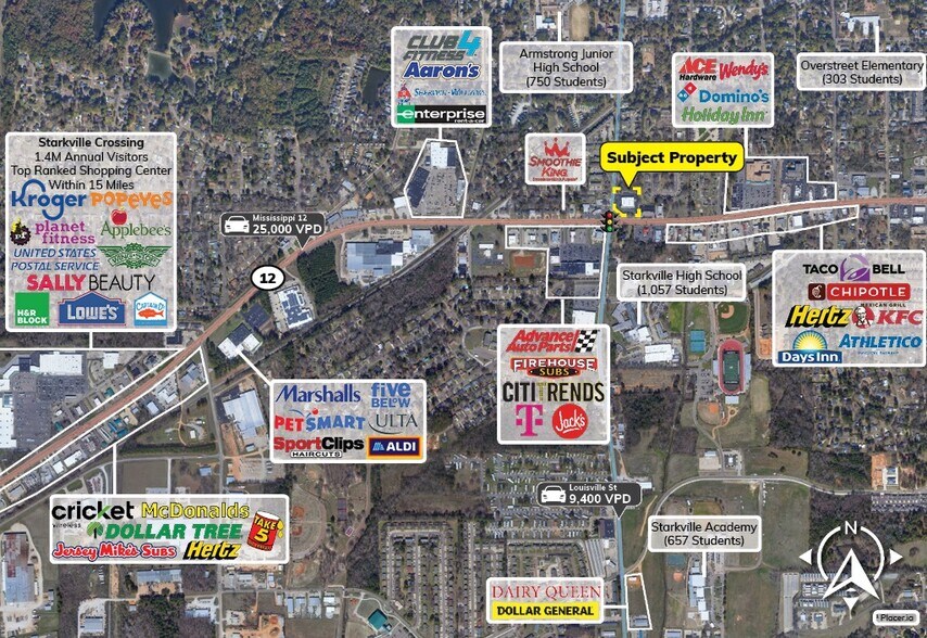 More Photos Of 220 Highway 12 W, Starkville General Retail For Sale