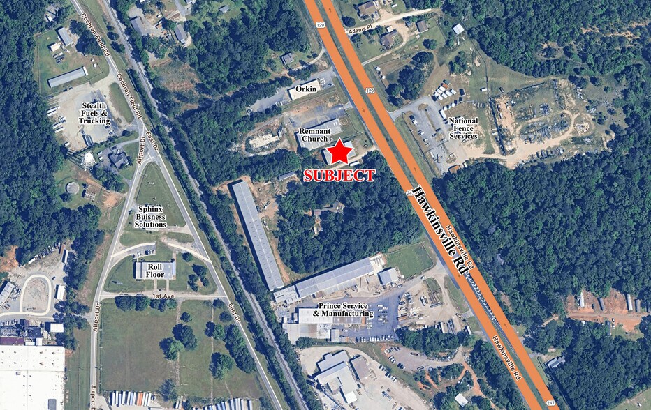 More Photos Of 7441 Hawkinsville Rd, Macon-Bibb Warehouse For Lease