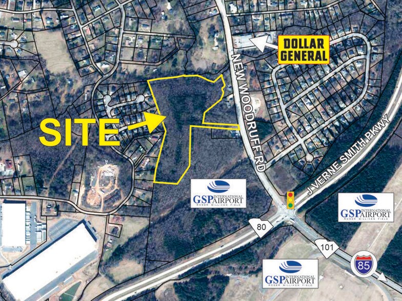 Primary Photo Of New Woodruff Road, Greer Land For Sale