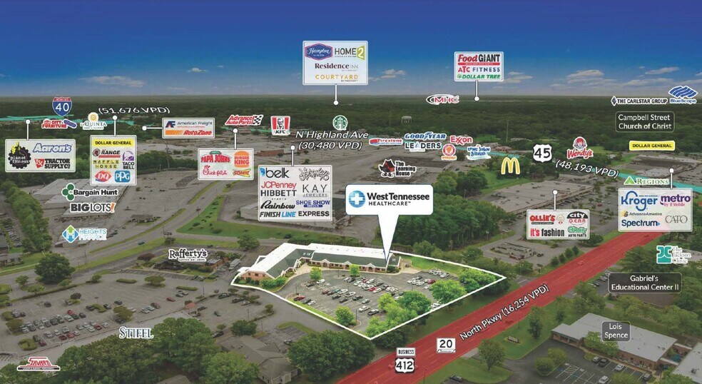 More Photos Of 805 N Parkway, Jackson Office For Sale