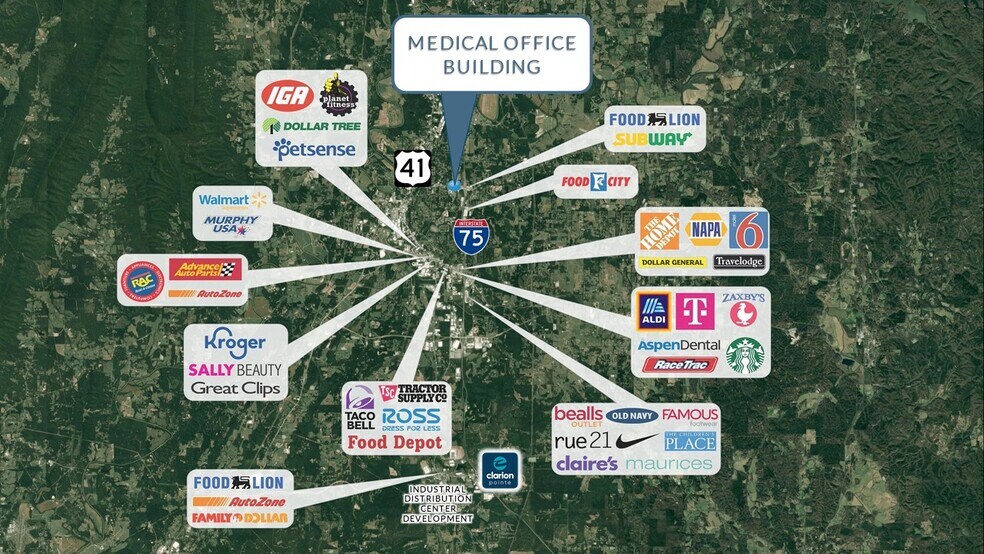 More Photos Of 150 NE Warrior Path, Calhoun Medical For Lease