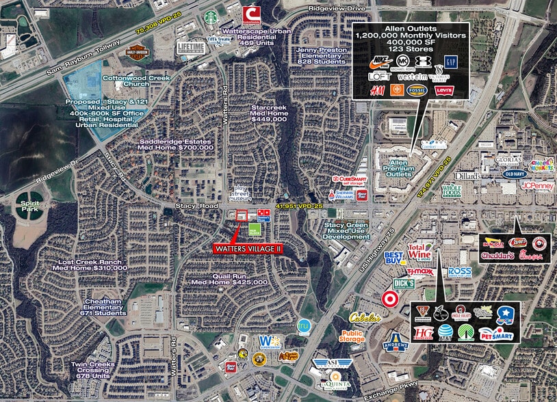 More Photos Of 945 W Stacy Rd, Allen General Retail For Sale