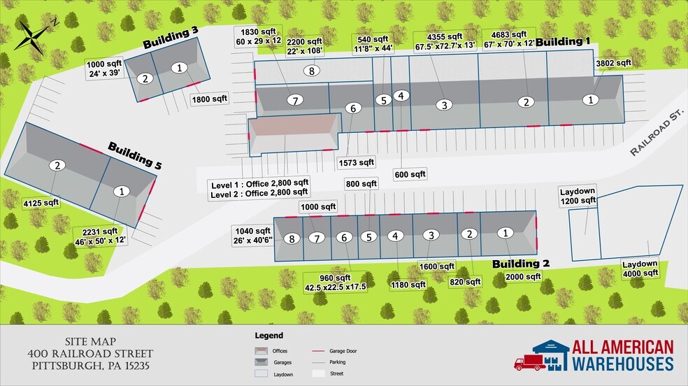 More Photos Of 400 Railroad St, Pittsburgh Warehouse For Lease