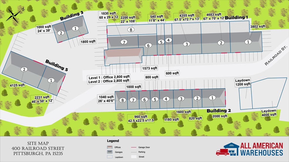 More Photos Of 400 Railroad St, Pittsburgh Warehouse For Lease