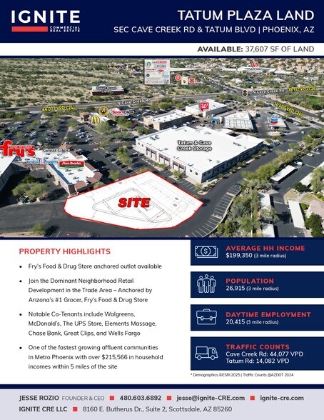 Primary Photo Of SEC Cave Creek Rd & Tatum Blvd, Cave Creek Land For Sale