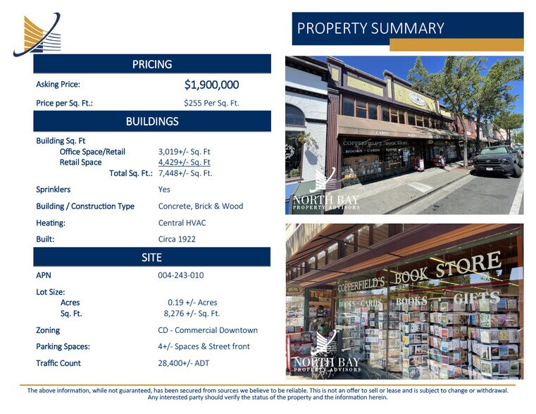 More Photos Of 138 N Main St, Sebastopol Storefront For Sale