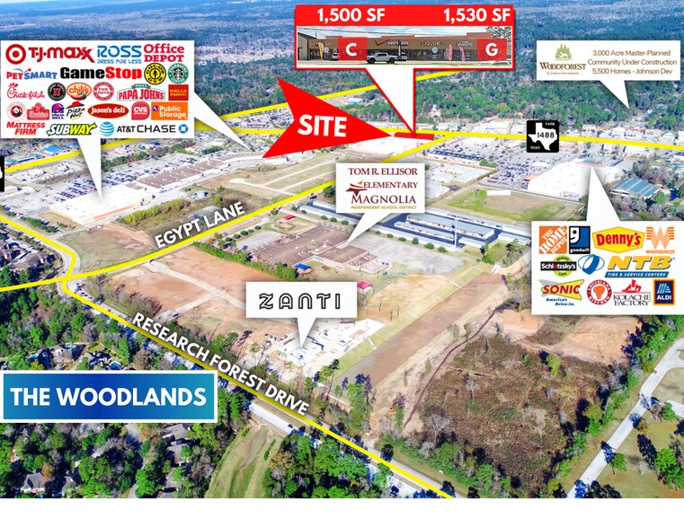 More Photos Of 6311-6315 FM-1488, Magnolia Unknown For Lease