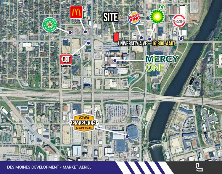 Primary Photo Of 315 University Avenue, Des Moines Land For Lease