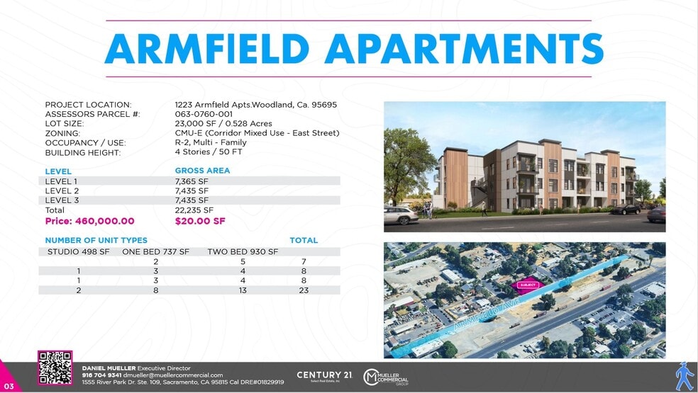 Primary Photo Of 1223 Armfield Ave, Woodland Apartments For Sale